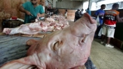 Carne de cerdo, un lujo en Cuba